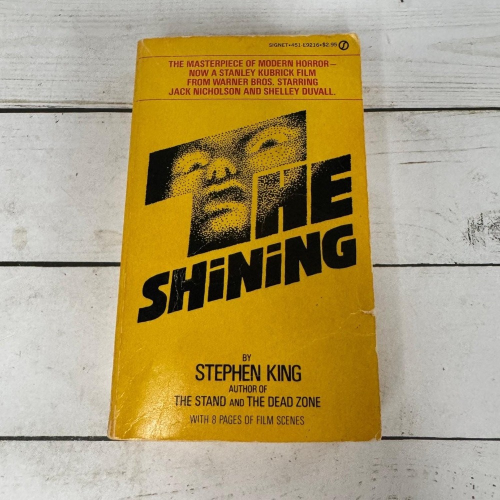 The Shining Stephen King 1978 First Signet Printing Movie Tie-In Horror NAL
